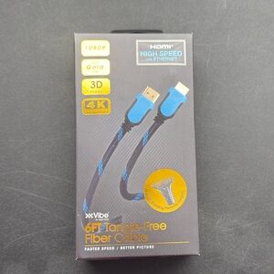 Vibe High-Speed Blue HDMI Cable